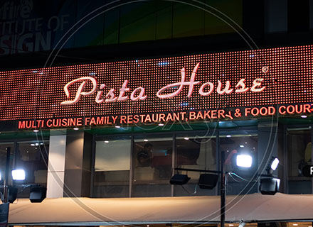 pixel led signboards for hotels